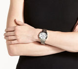 Michael Kors Bradshaw  Chronograph Silver Dial Silver Steel Strap Watch for Women - MK6174