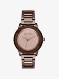 Michael Kors Kinley Brown Dial Brown Steel Strap Watch for Women - MK6245 Authentic Buy Shop Now