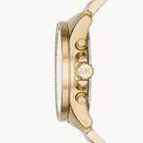 Michael Kors Wren Purple Dial Gold Steel Strap Watch for Women - MK6290 Authentic Buy Shop Now
