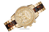 Michael Kors Ritz Gold Dial Two Tone Steel Strap Watch for Women - MK6322 Authentic Buy Shop Now