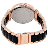 Michael Kors Parker Mother of Pearl Black Dial Two Tone Steel Strap Watch for Women - MK6414 Authentic Buy Shop Now