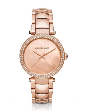 Michael Kors Parker Rose Gold Dial with Diamonds Rose Gold Steel Strap Watch for Women - MK6426 Authentic Buy Shop Now
