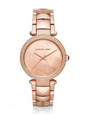 Michael Kors Parker Rose Gold Dial with Diamonds Rose Gold Steel Strap Watch for Women - MK6426 Authentic Buy Shop Now