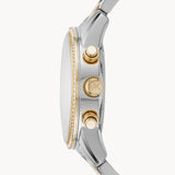 Michael Kors Ritz White Dial Two Tone Steel Strap Watch for Women - MK6474 Authentic Buy Shop Now
