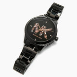 Michael Kors Runway Quartz Black Dial Black Steel Strap Watch For Women - MK6683 Authentic Buy Shop Now