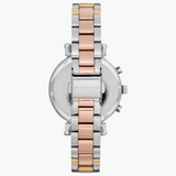 Michael Kors Sofie Chronograph White Dial Two Tone Steel Strap Watch For Women - MK6688 Authentic Buy Shop Now