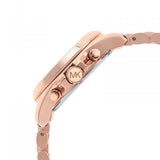 Michael Kors Bradshaw Chronograph Pink Dial Two Tone Steel Strap Watch For Women - MK6830 Authentic Buy Shop Now
