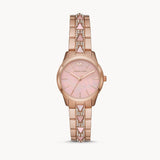 Michael Kors Runway Mother of Pearl Dial Rose Gold Steel Strap Watch For Women - MK6856 Authentic Buy Shop Now
