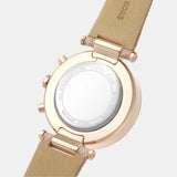 Michael Kors Parker Chronograph White Dial Pink Leather Strap Watch For Women - MK6935 Authentic Buy Shop Now