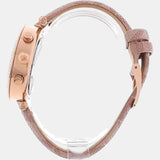 Michael Kors Parker Chronograph White Dial Pink Leather Strap Watch For Women - MK6935 Authentic Buy Shop Now