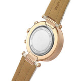 Michael Kors Parker Chronograph White Dial Two Tone Leather Strap Watch For Women - MK6951 Authentic Buy Shop Now