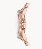 Michael Kors Kerry Purple Dial Rose Gold Stainless Steel Strap Watch for Women - MK3482 Authentic Buy Shop Now