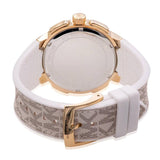 Michael Kors Sydney Quartz White Dial White Leather Strap Watch For Women - MK7221 Authentic Buy Shop Now