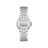 Michael Kors Lennox Three Hand Silver Dial Silver Steel Strap Watch For Women - MK7280 Authentic Buy Shop Now
