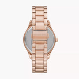 Michael Kors Abbey Three-Hand Analog Crystals Rose Gold Dial Rose Gold Steel Strap Watch for Women - MK4617 Authentic Buy Shop Now