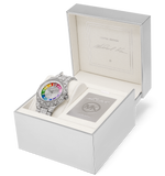 Michael Kors Raquel Three-Hand Crystals Silver Dial Silver Steel Strap Watch For Women - MK7365LE Authentic Buy Shop Now