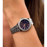 Michael Kors Lennox Three-Hand Blue Dial Silver Steel Strap Watch For Women - MK7397 Authentic Buy Shop Now