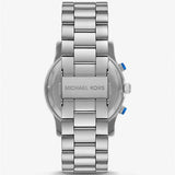 Michael Kors Runway Stop Hunger Blue Dial Silver Steel Strap Watch for Women - MK7427 Authentic Buy Shop Now