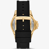 Michael Kors Everest Three-Hand Crystals Black Dial Black Rubber Strap Watch for Women - MK7440 Authentic Buy Shop Now