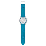 Michael Kors Hadyn Analog Silver Dial Blue Rubber Strap Watch for Women - MK7485 Authentic Buy Shop Now