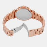 Michael Kors Maren Chronograph Rose Gold Dial Rose Gold Steel Strap Watch for Women - MK7494 Authentic Buy Shop Now