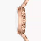 Michael Kors Maren Chronograph Rose Gold Dial Rose Gold Steel Strap Watch for Women - MK7494 Authentic Buy Shop Now