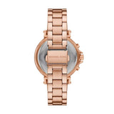 Michael Kors Maren Chronograph Rose Gold Dial Rose Gold Steel Strap Watch for Women - MK7494 Authentic Buy Shop Now