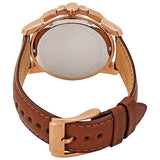 Michael Kors Ryker Analog Gray Dial Brown Leather Strap Watch For Men - MK8519 Authentic Buy Shop Now