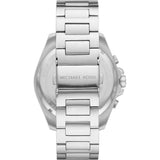 Michael Kors Brecken Chronograph Silver Dial Silver Steel Strap Watch For Women - MK8562 Authentic Buy Shop Now