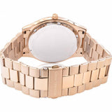 Michael Kors Slim Runway Quartz Black Dial Gold Steel Strap Watch For Men - MK8621 Authentic Buy Shop Now