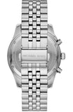 Michael Kors Lexington Chronograph Brown Dial Silver Steel Strap Watch For Men - MK8732 Authentic Buy Shop Now