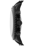 Michael Kors Bayville Chronograph Black Dial Black Steel Strap Watch For Men - MK8750 Authentic Buy Shop Now