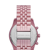 Michael Kors Lexington Chronograph Pink Dial Pink Steel Strap Watch for Women - MK8792 Authentic Buy Shop Now