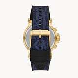 Michael Kors Dylan Chronograph Blue Dial Blue Rubber Strap Watch For Men - MK8936 Authentic Buy Shop Now