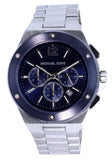 Michael Kors Lennox Chronograph Blue Dial Silver Steel Strap Watch For Men - MK8938 Authentic Buy Shop Now