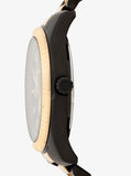 Michael Kors Lexington Quartz Black Dial Two Tone Steel Strap Watch For Men - MK8948 Authentic Buy Shop Now