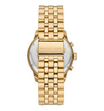 Michael Kors Cunningham Chronograph Gold Dial Gold Steel Strap Watch For Men - MK8963 Authentic Buy Shop Now