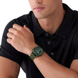 Michael Kors Accelerator Chronograph Green Dial Green Nylon Strap Watch for Men - MK9144 Authentic Buy Shop Now