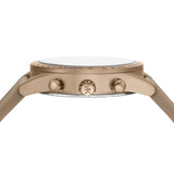Michael Kors Warren Chronograph Beige Dial Beige Nylon Strap Watch for Men - MK9145 Authentic Buy Shop Now