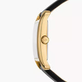 Michael Kors Monroe Three Hand Black Dial Black Leather Strap Watch for Women - MKO1027 Authentic Buy Shop Now