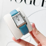 Michael Kors Petite Monroe White Dial Blue Leather Strap Watch for Women - MKO1061 Authentic Buy Shop Now