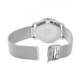 Calvin Klein City Chronograph White Dial Silver Mesh Bracelet Watch for Men - K2G2G126 Authentic Buy Shop Now