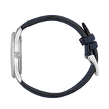 Gucci G Timeless Automatic Blue Dial Black Leather Strap Watch For Men - YA126347 Authentic Buy Shop Now