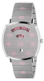 Gucci Grip Quartz Silver Dial Silver Steel Strap Watch For Women - YA157438 Authentic Buy Shop Now