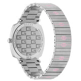 Gucci Grip Quartz Silver Dial Silver Steel Strap Watch For Women - YA157438 Authentic Buy Shop Now