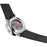 Tissot Carson Premium Lady Born to Be Brace Special Edition Silver Dial Black Leather Strap Watch for Women - T122.207.16.036.00 Authentic Buy Shop Now