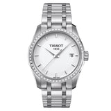 Tissot T Trend Couturier Lady White Dial Watch For Women - T035.210.61.011.00 Authentic Buy Shop Now