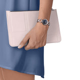 Tissot T Lady Flamingo Mother of Pearl Blue Dial Silver Steel Strap Watch for Women - T094.210.11.126.00 Authentic Buy Shop Now