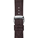 Tissot Gentleman Powermatic 80 Silicium Black Dial Brown Leather Strap Watch For Men - T127.407.16.051.01 Authentic Buy Shop Now