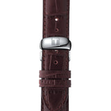 Tissot T Race PRC 200 Chronograph White Dial Brown Leather Strap Watch for Men - T17.1.516.32 Authentic Buy Shop Now